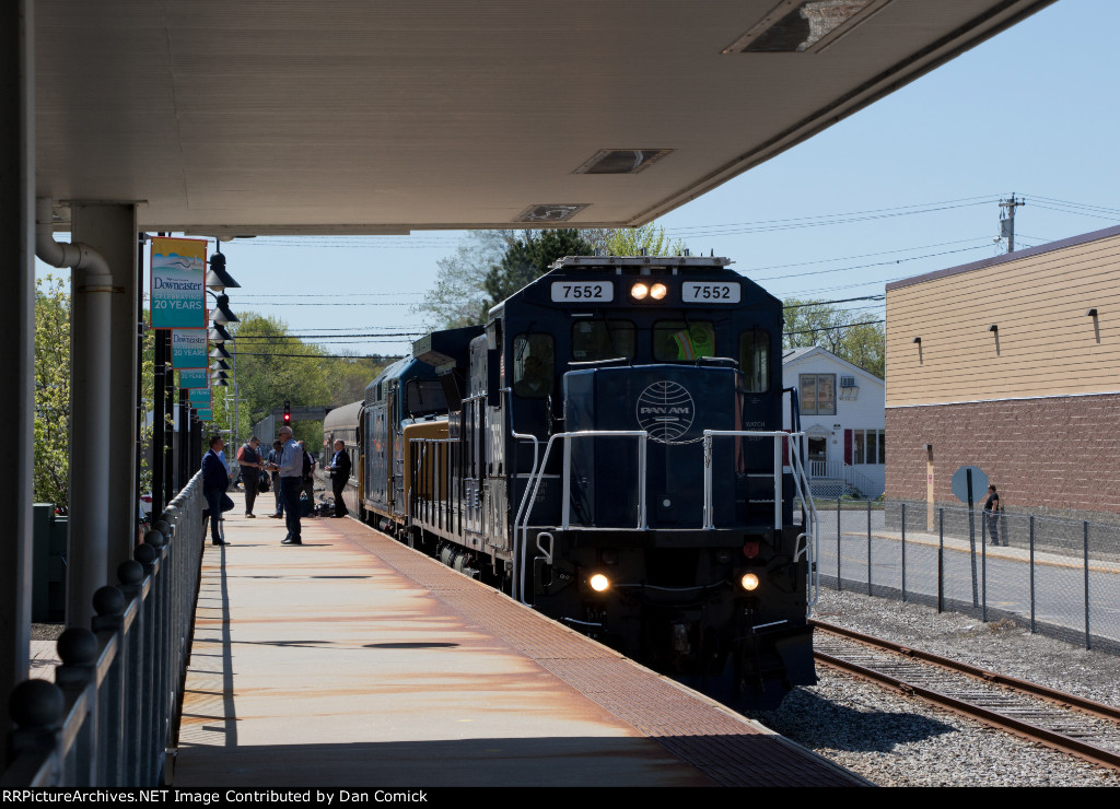 Arriving at Brunswick Station